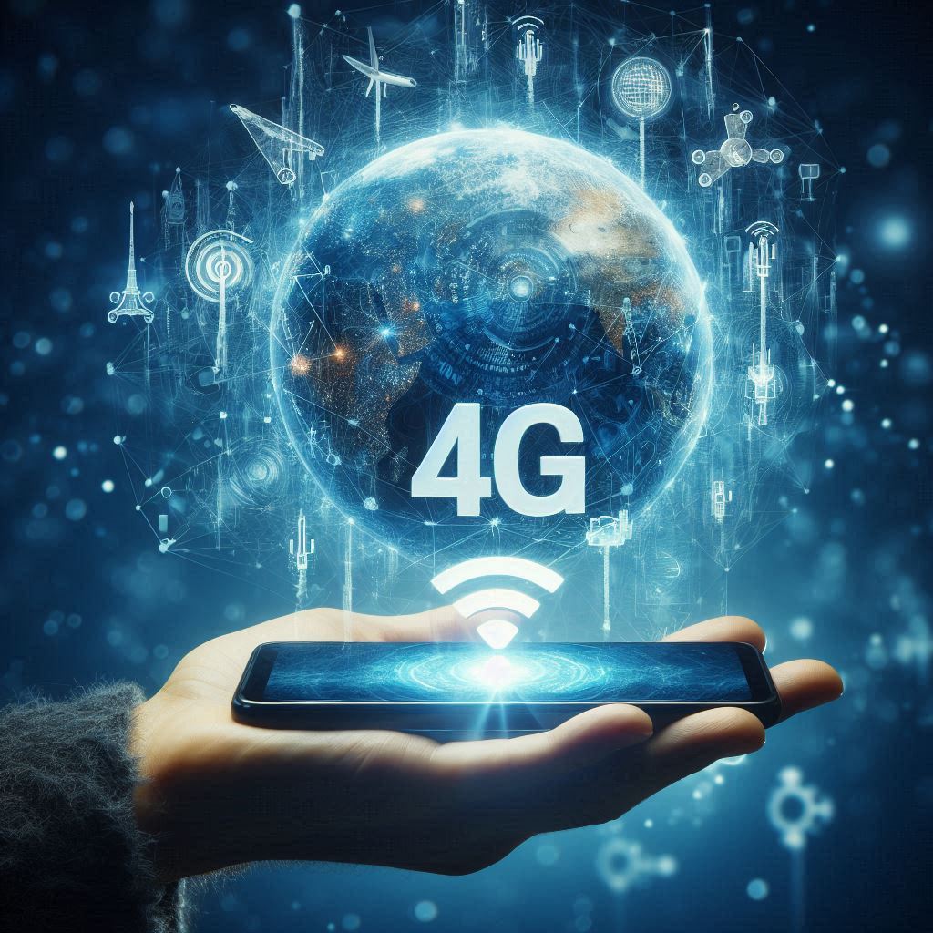 A photo representing 4G and 5G phone connection