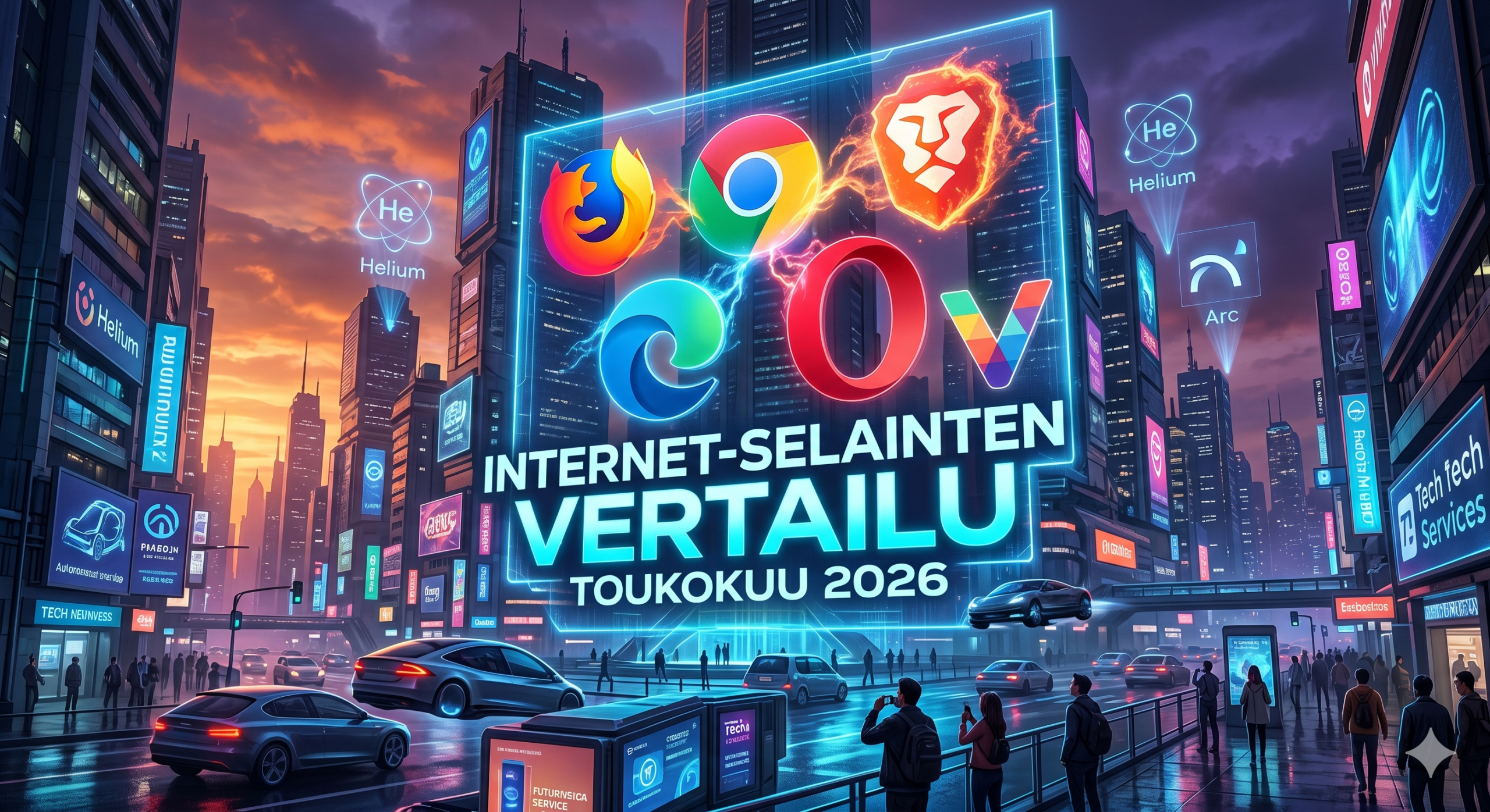 Internet-selainten vertailu Toukokuu 2026